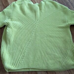 Rachel Zoe Green‎ knit sweater with unique design